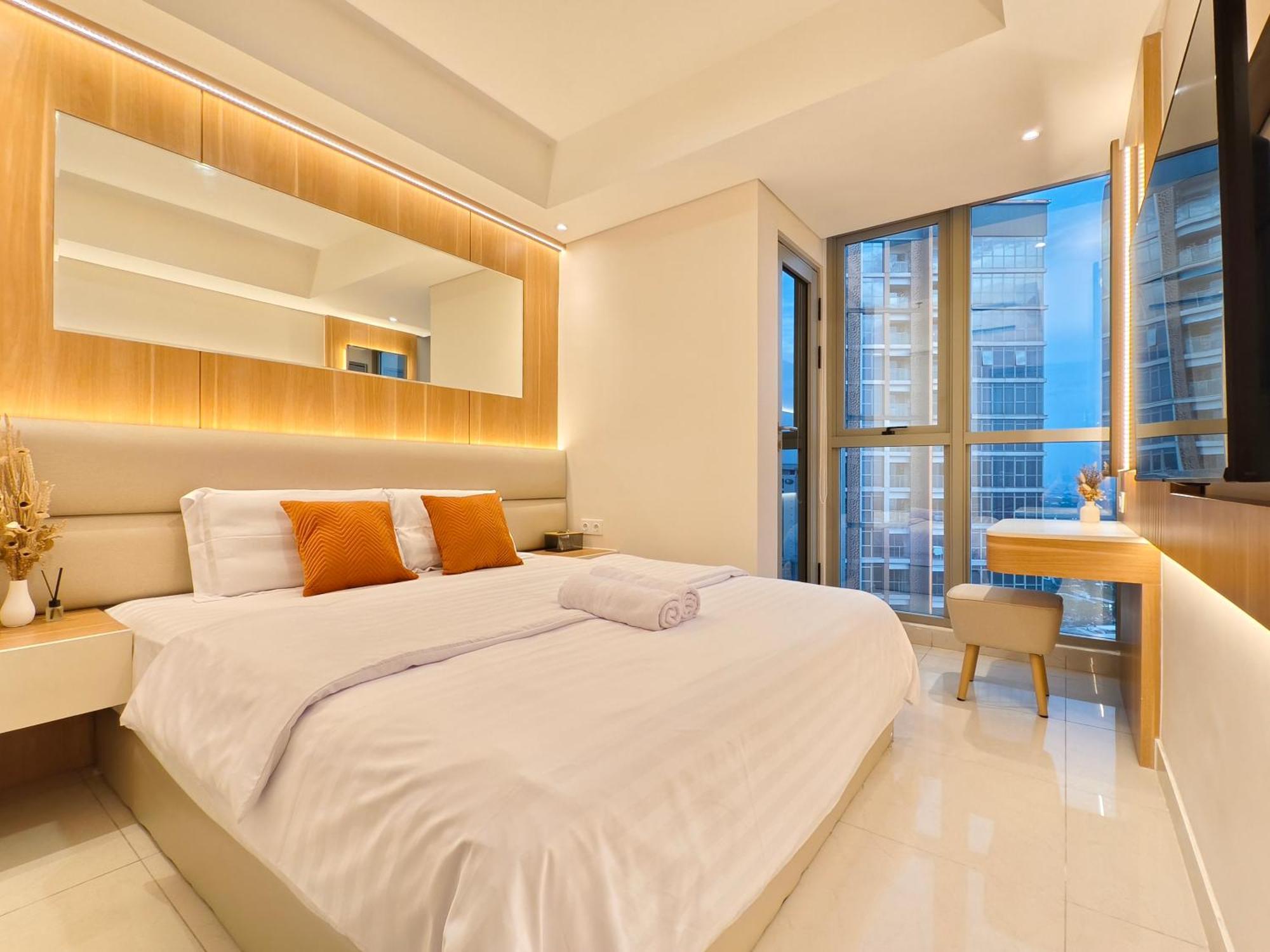 ג'קרטה Studio Sea View Apartment At Gold Coast Pik By Mysweethome מראה חיצוני תמונה